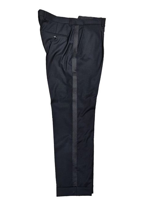 Trousers with satin side band MANUEL RITZ | Trousers | 2930PR1818 20353599
